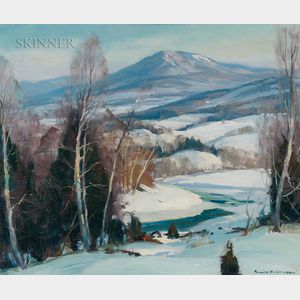 Emile Albert Gruppé (American, 1896-1978) Winter, Mount Mansfield, Vermont