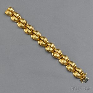 L'ATELIER NAWBAR Yellow Gold, Diamond, Mother-of-Pearl and Malachite Bond  Ring