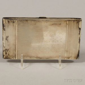 Art Deco Sterling Silver Cigarette Case