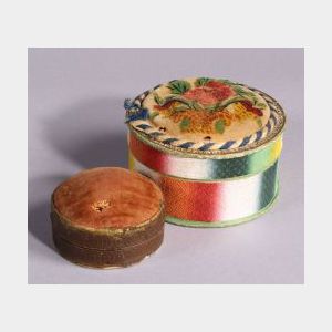 Two Covered Trinket Boxes