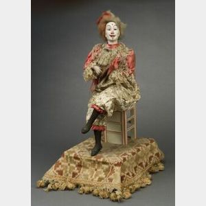 Clown On Chair (Clown su Chaise) Musical Automaton by Lambert