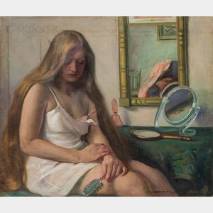 Margaret Fitzhugh Browne (American, 1884-1972) Woman at Her Dressing Table