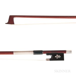 Silver-mounted Violin Bow, N. David Crowder