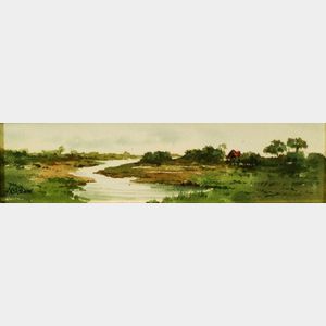American School, 20th Century River Landscape