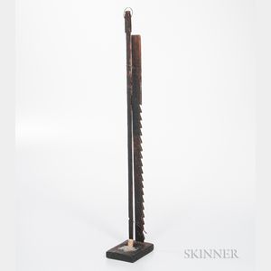 Adjustable Wooden Trammel Candleholder
