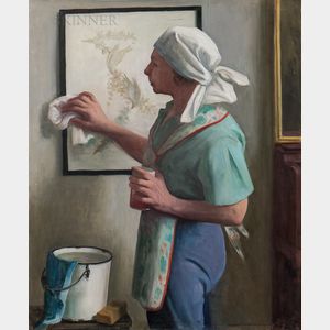 Margaret Fitzhugh Browne (American, 1884-1972) Spring Cleaning