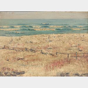 Mariquita Gill (American, 1861-1915) Coastal Scene