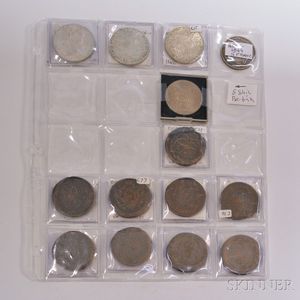 Fourteen European Coins