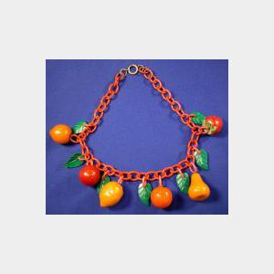 Bakelite Fruit Necklace