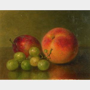 Robert Spear Dunning (American, 1829-1905) Still Life with Fruit