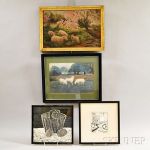 Four Framed Works