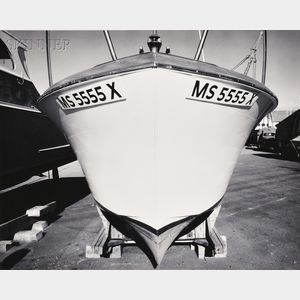 Ansel Adams (American, 1902-1984) Boat Hull, Gloucester