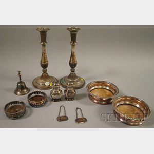 Group of Sheffield Plated Table Articles