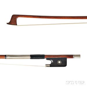 French Silver-mounted Violin Bow, Joseph Arthur Vigneron