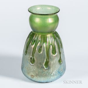 Loetz Creta mit Behaengen Art Glass Vase