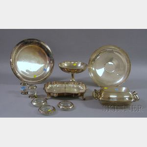 Group of Silver Plated Serving Items