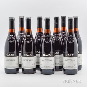 Gaja Sori San Lorenzo 1982, 9 bottles