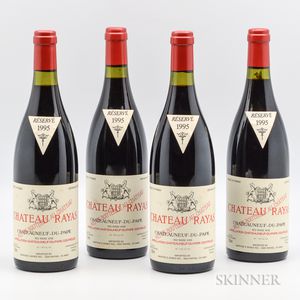 Rayas Chateauneuf du Pape Reserve 1995, 4 bottles