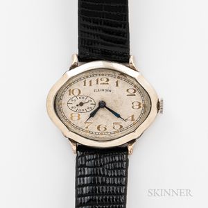Illinois Watch Co. "Piccadilly" Wristwatch