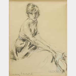 Louis Icart (French, 1888-1950) Jeune Femme