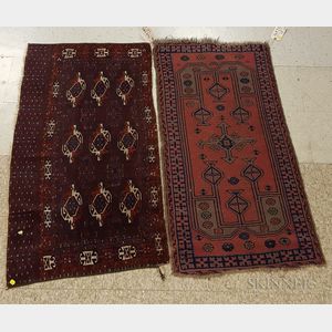 Yomud Chuval and a Sparta Turkish Scatter Rug