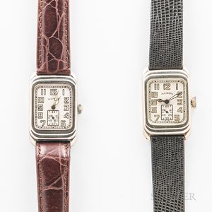 Two Illinois Watch Co. "Futura" Wristwatches