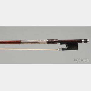 Silver Mounted Violin Bow, School of Charles Tourte