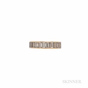 18kt Gold and Diamond Eternity Band