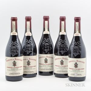 Chateau Beaucastel Hommage a Jacques Perrin, 5 bottles