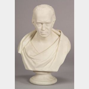 Wedgwood Carrara Bust of Watt