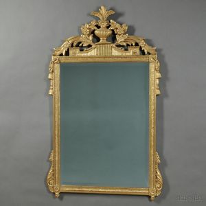 Neoclassical-style Giltwood Mirror