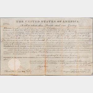 Jackson, Andrew (1767-1845) Document Signed, 10 November 1830.