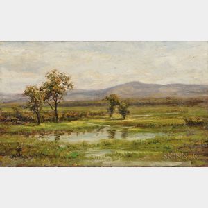 Jonathan Bradley Morse (American, 1834-1898) Water-meadow