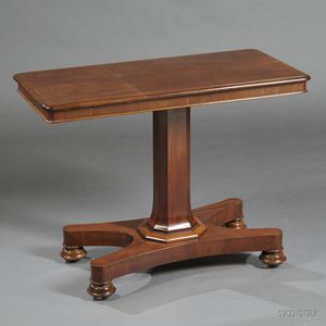 Early Victorian Mahogany Metamorphic Library Reader's Table