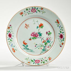 Export Famille Rose Plate