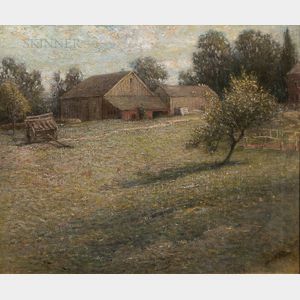 John Ferguson Weir (American, 1841-1926) The Farm, Branchville, CT