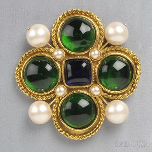 Vintage Byzantine-style Brooch, Chanel