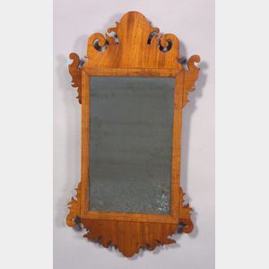 Chippendale Mahogany Inlaid Mirror