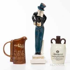 Three Whisky-related Collectible Ceramic Items