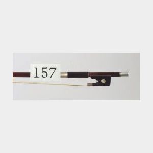 Silver Mounted Violin Bow, 19th century