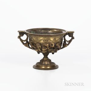 Empire-style Bronze Footed Compote