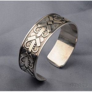 Sterling Silver Cuff Bracelet, Georg Jensen