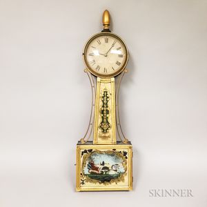 Gilt-frame Patent Timepiece or "Banjo" Clock