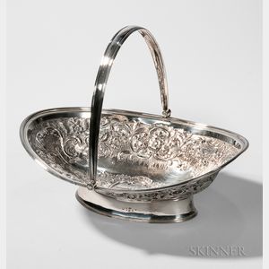George III Sterling Silver Cake Basket