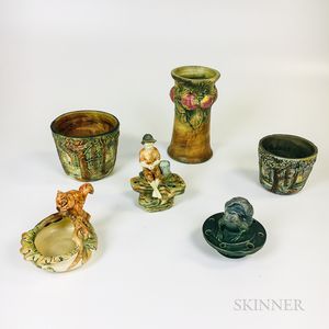 Six Pieces of Weller Pottery
