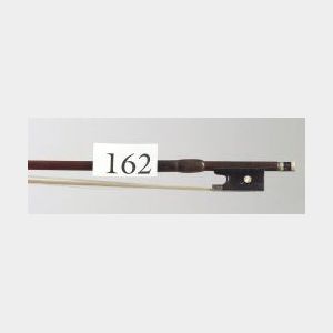 French Silver Mounted Violin Bow, Paris School