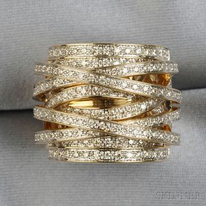 14kt Gold and Diamond Band