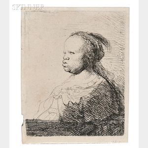 Rembrandt van Rijn (Dutch, 1606-1669) The White Negress