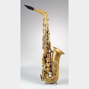 French Alto Saxophone, Selmer, Paris, 1948, Model Super Action, Serial Number 37349