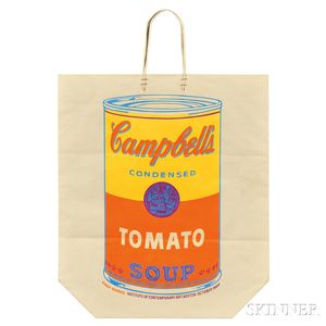 Andy Warhol (American, 1928-1987) Campbell's Soup Can on Shopping Bag